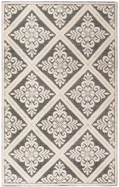 Safavieh Vermont Vrm306Z Ivory / Black Rugs.