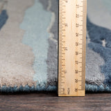 Surya Vernier Vrn-1010 Dark Blue, Gray Rug.