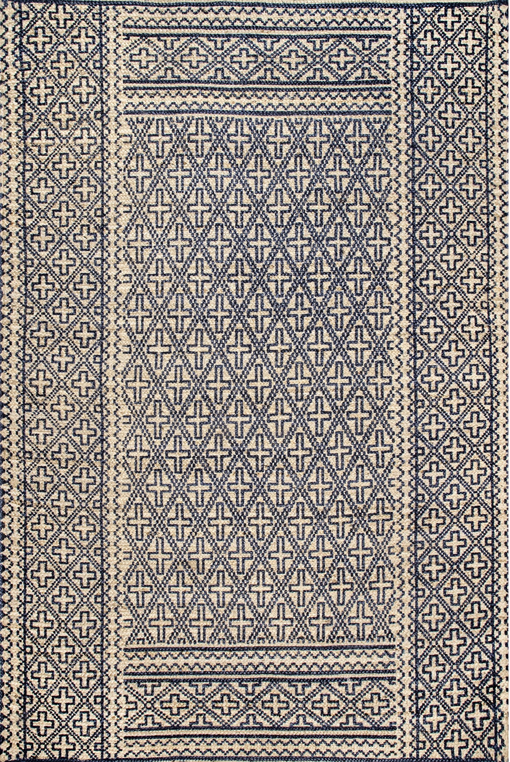 Nuloom Lorelei Trellis Nlo2821A Blue Area Rug