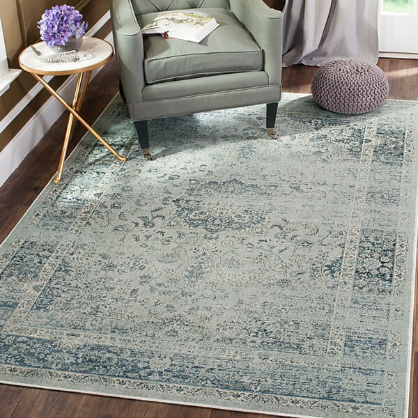 Safavieh Vintage Vtg113-7660 Light Blue Rugs.