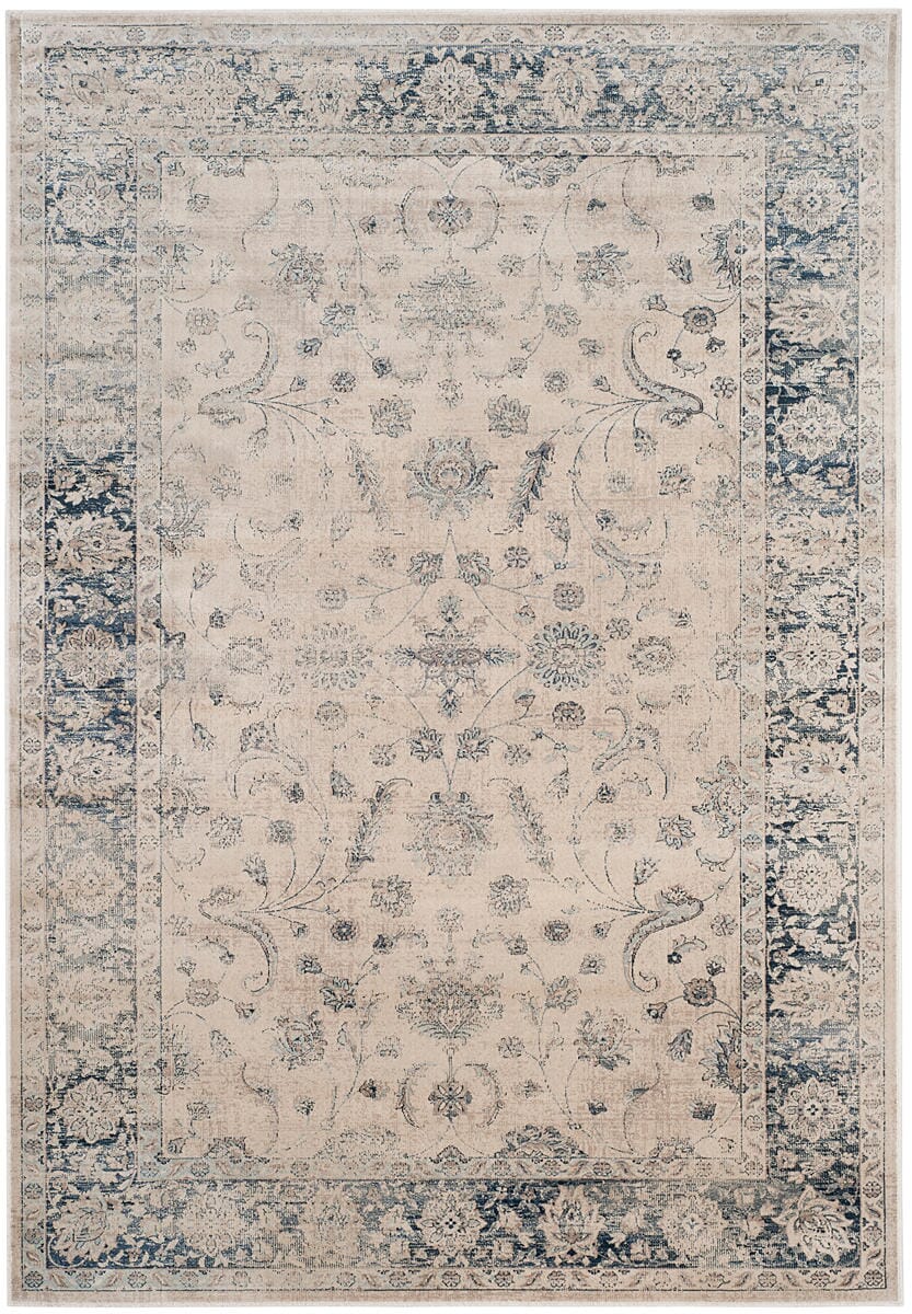 Safavieh Vintage Vtg120-7440 Stone / Blue Vintage / Distressed Area Rug