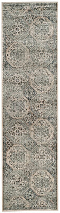 Safavieh Vintage Vtg128-7440 Cream / Blue Damask Area Rug