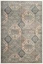 Safavieh Vintage Vtg128-7440 Cream / Blue Damask Area Rug