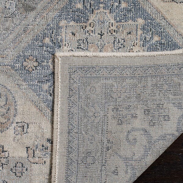 Safavieh Vintage Vtg128-7440 Cream / Blue Damask Area Rug