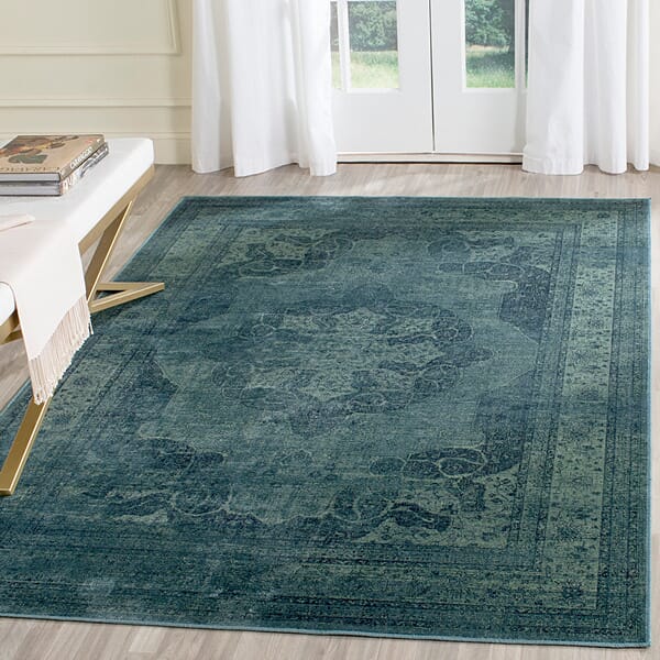 Safavieh Vintage Vtg158-2220 Blue / Multi Vintage / Distressed Area Rug