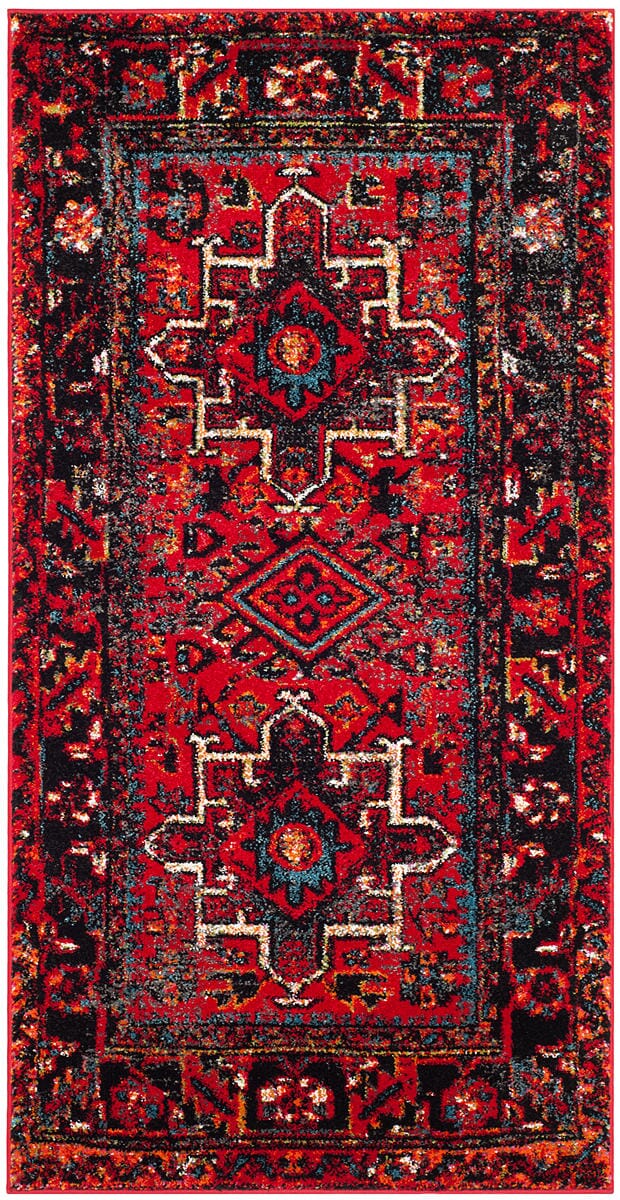 Safavieh Vintage Hamadan Vth211A Red / Multi Area Rug