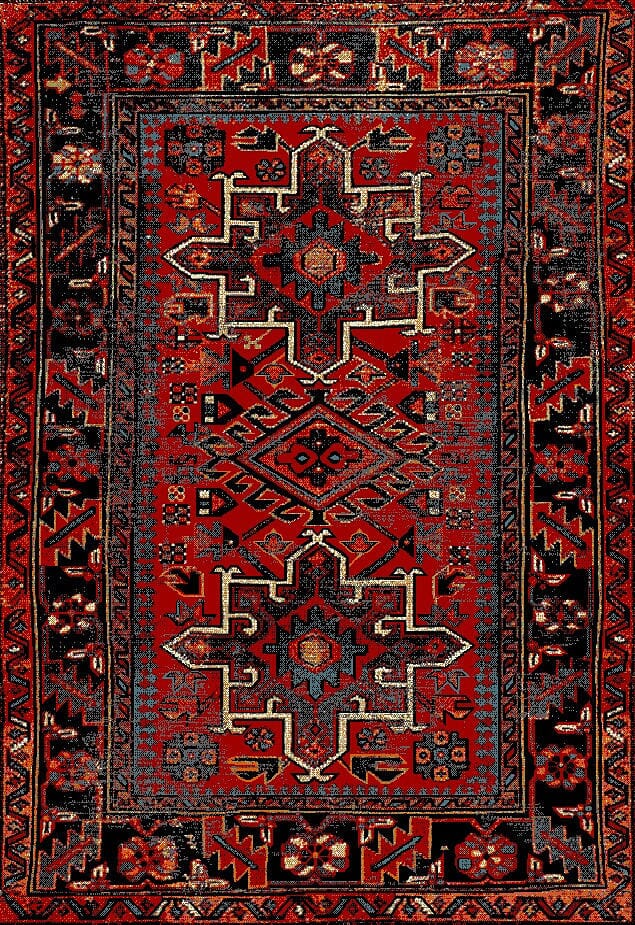 Safavieh Vintage Hamadan Vth211A Red / Multi Area Rug