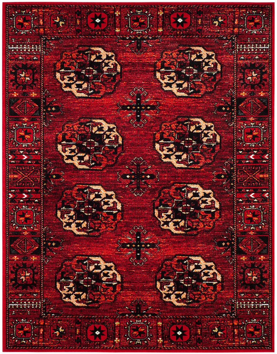 Safavieh Vintage Hamadan Vth212A Red / Multi Area Rug