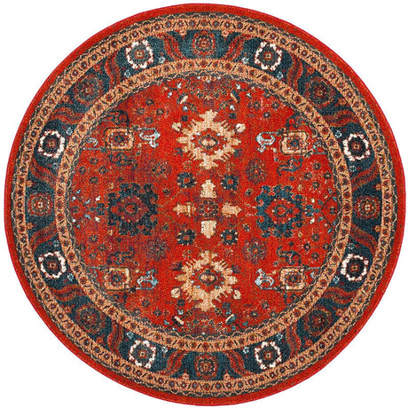 Safavieh Vintage Hamadan Vth214C Orange / Blue Rugs.