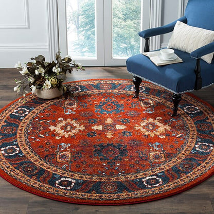 Safavieh Vintage Hamadan Vth214C Orange / Blue Area Rug