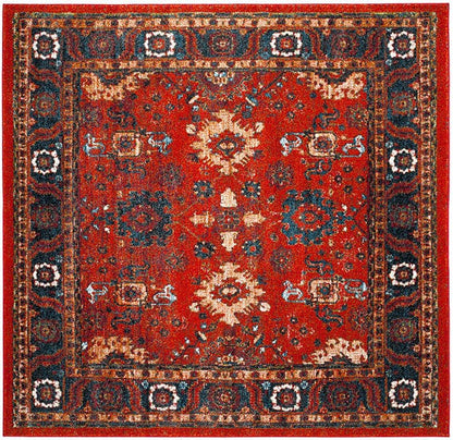 Safavieh Vintage Hamadan Vth214C Orange / Blue Area Rug