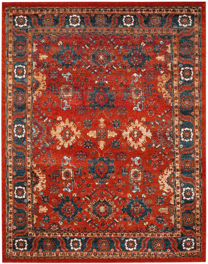 Safavieh Vintage Hamadan Vth214C Orange / Blue Area Rug