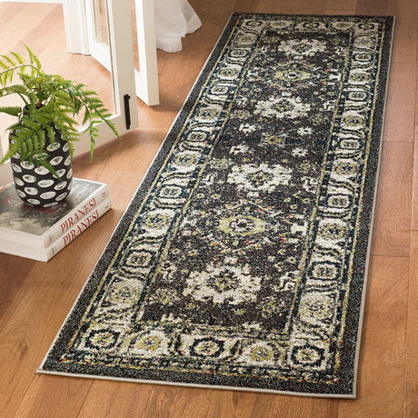 Safavieh Vintage Hamadan Vth214M Dark Grey / Ivory Rugs.