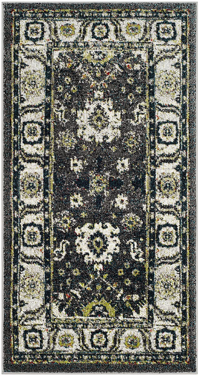 Safavieh Vintage Hamadan Vth214M Dark Grey / Ivory Area Rug