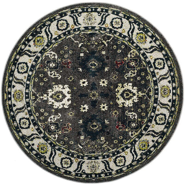 Safavieh Vintage Hamadan Vth214M Dark Grey / Ivory Area Rug