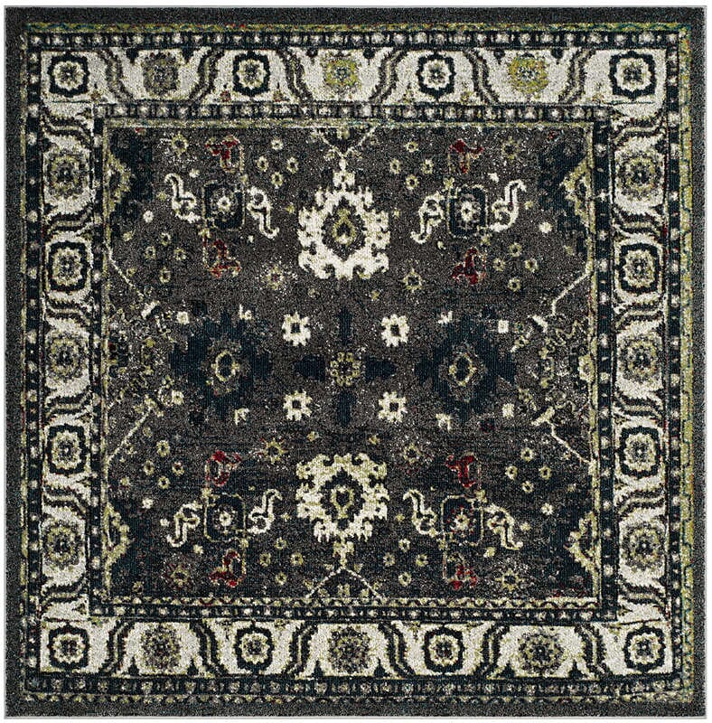 Safavieh Vintage Hamadan Vth214M Dark Grey / Ivory Rugs.