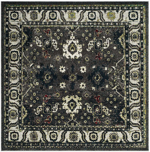 Safavieh Vintage Hamadan Vth214M Dark Grey / Ivory Area Rug