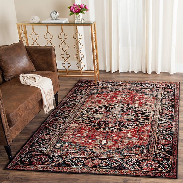 Safavieh Vintage Hamadan Vth215A Red/Multi Rug.