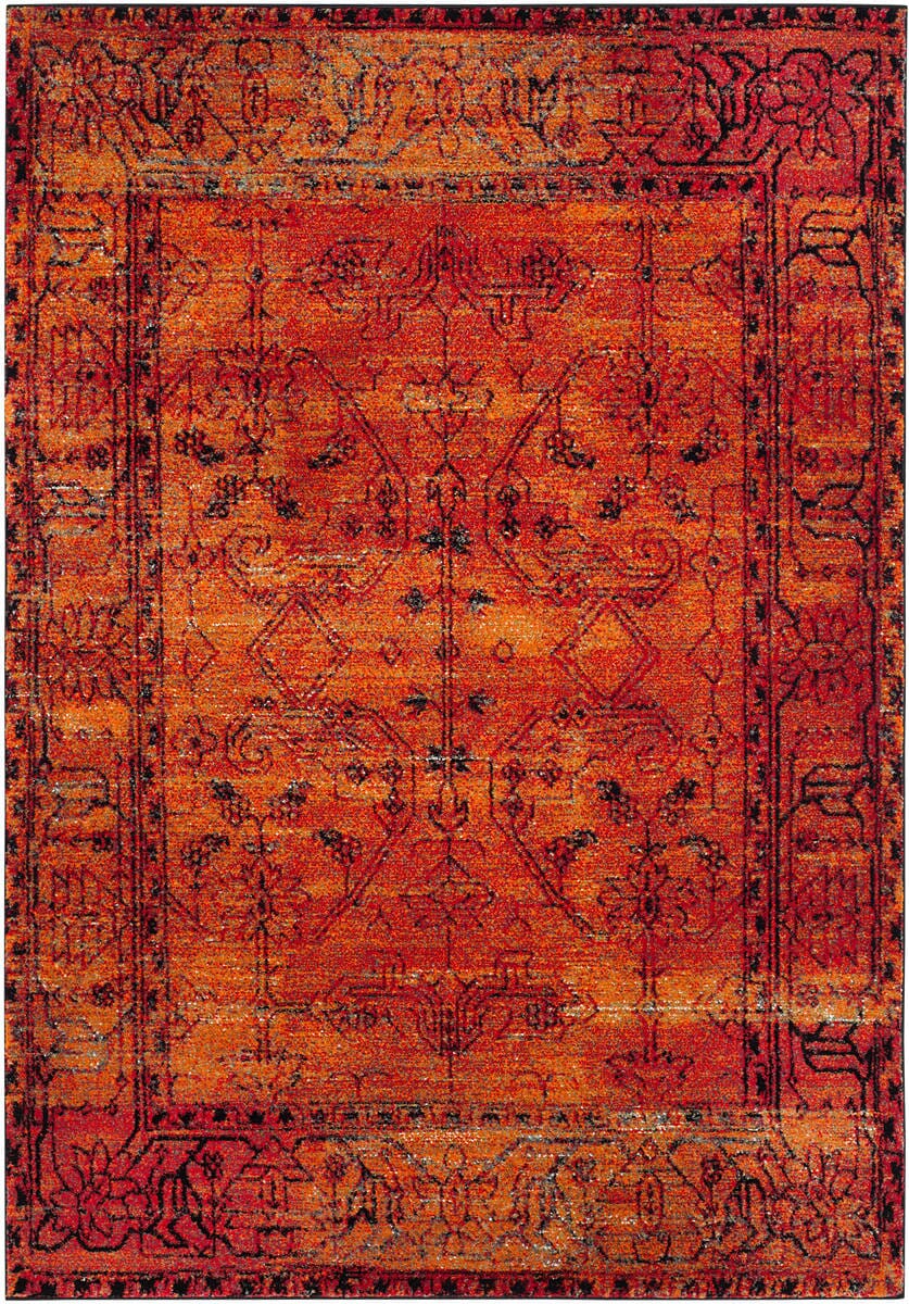 Safavieh Vintage Hamadan Vth216C Orange Area Rug