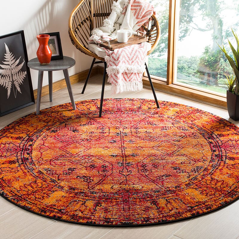 Safavieh Vintage Hamadan Vth216C Orange Area Rug