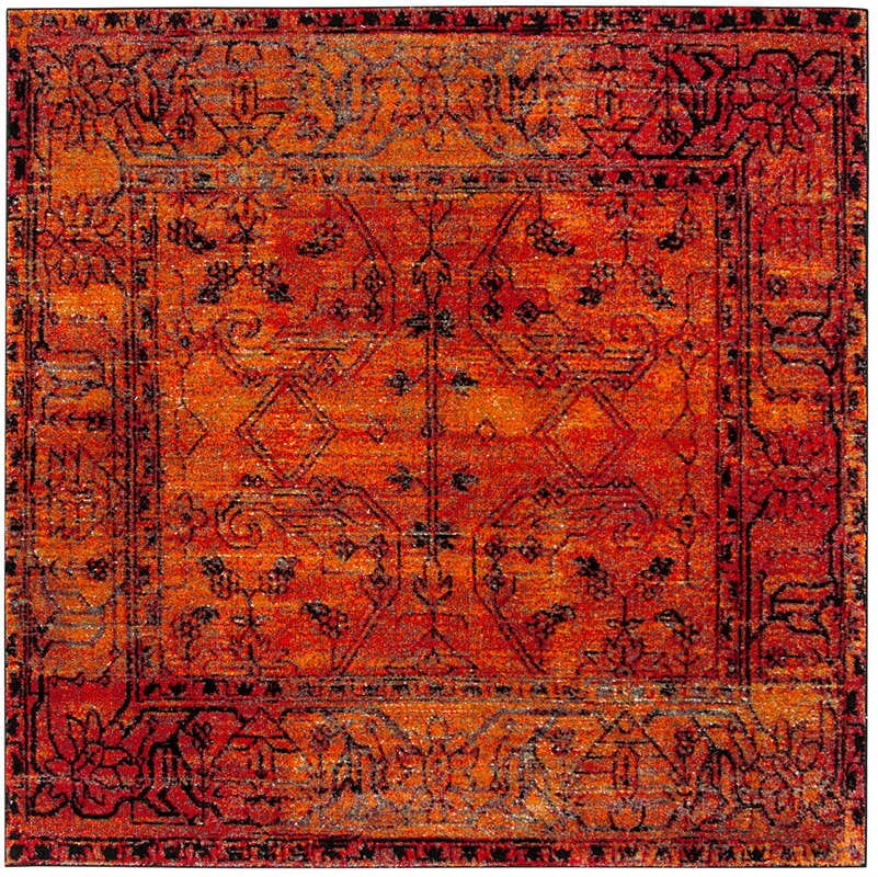 Safavieh Vintage Hamadan Vth216C Orange Area Rug