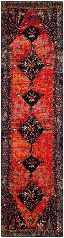 Safavieh Vintage Hamadan Vth217B Orange / Multi Area Rug