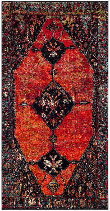 Safavieh Vintage Hamadan Vth217B Orange / Multi Area Rug