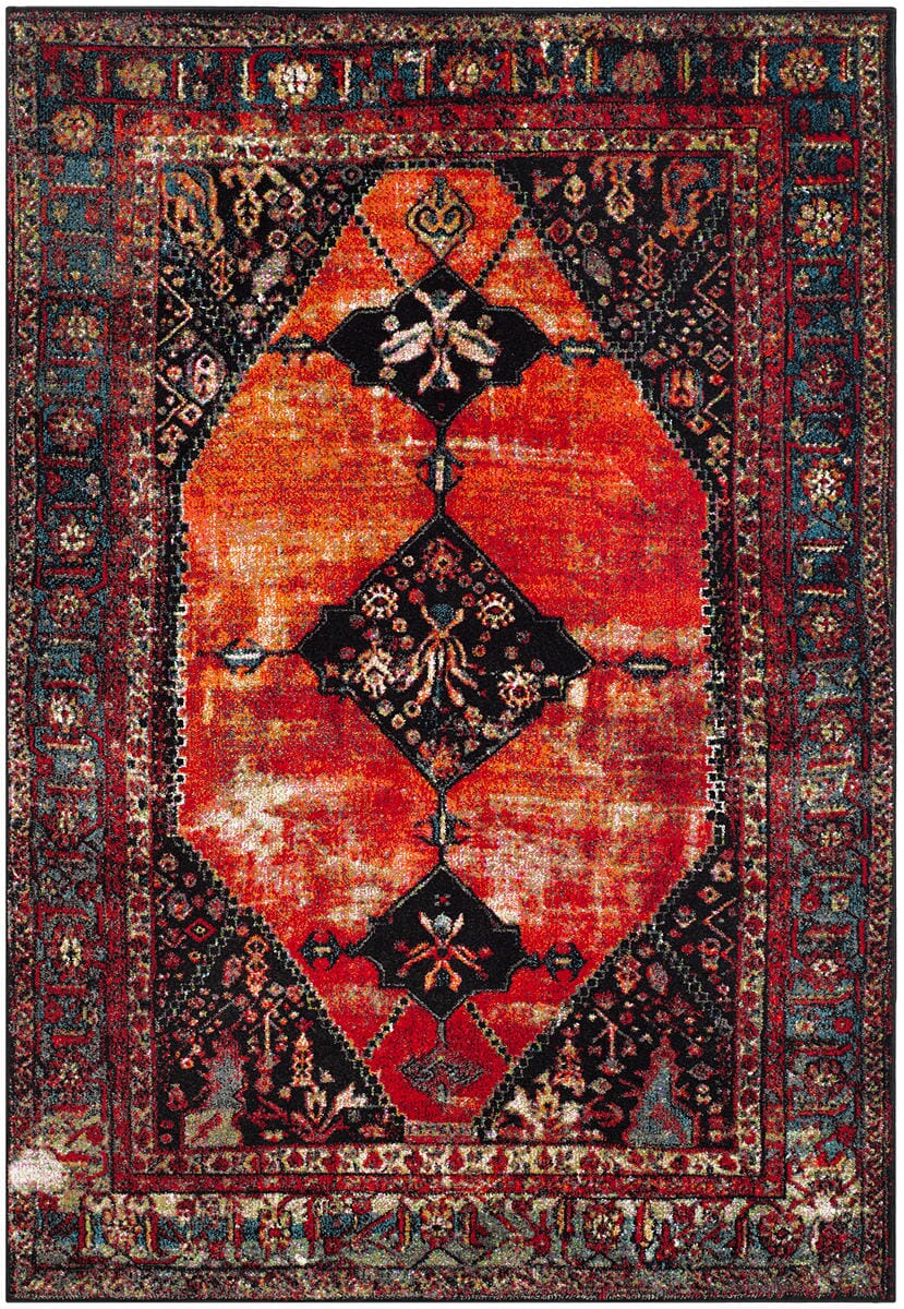 Safavieh Vintage Hamadan Vth217B Orange/Multi Rug