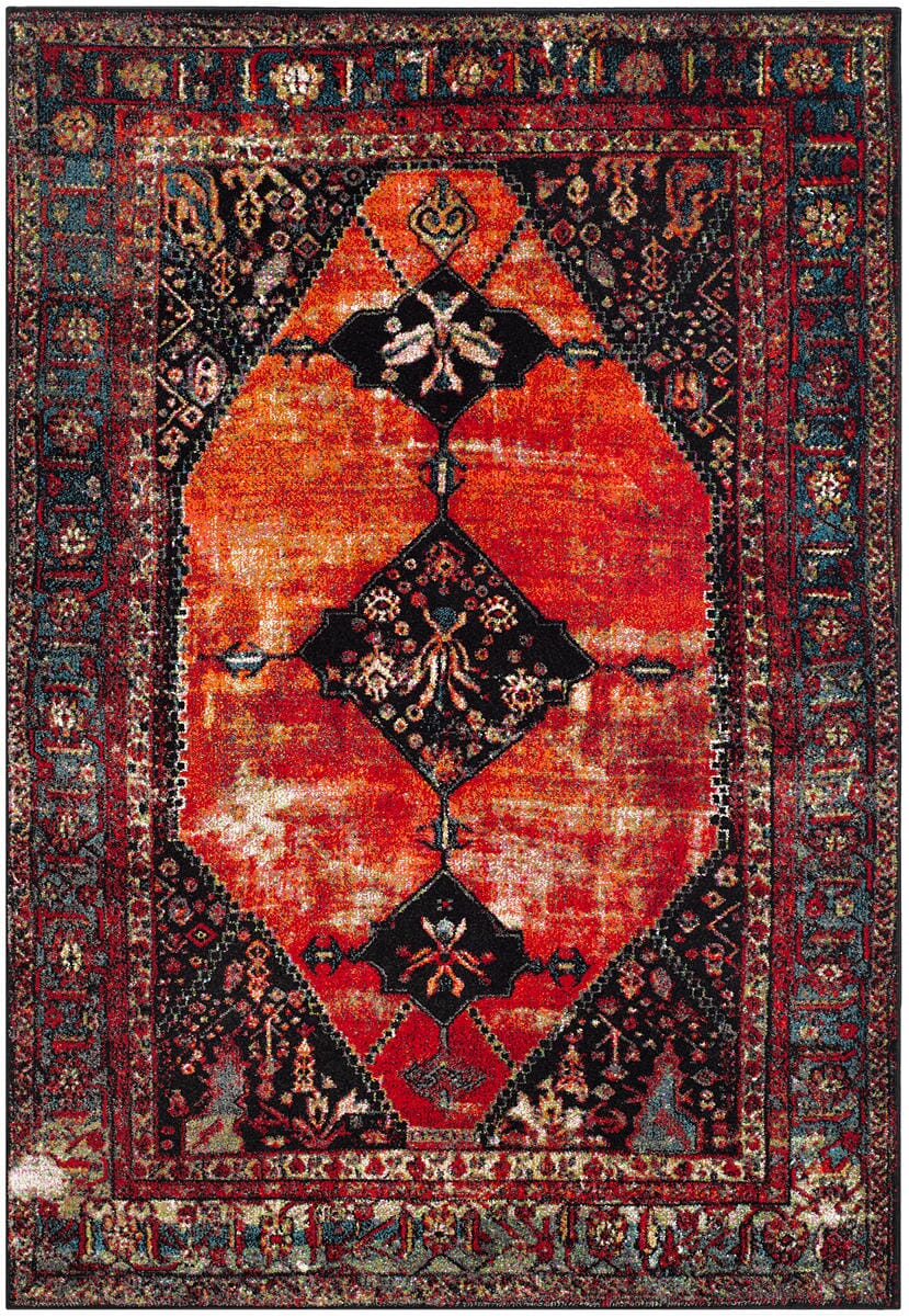 Safavieh Vintage Hamadan Vth217B Orange / Multi Area Rug