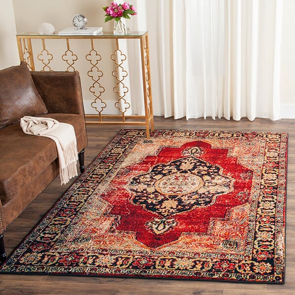 Safavieh Vintage Hamadan Vth219A Red/Multi Rug.