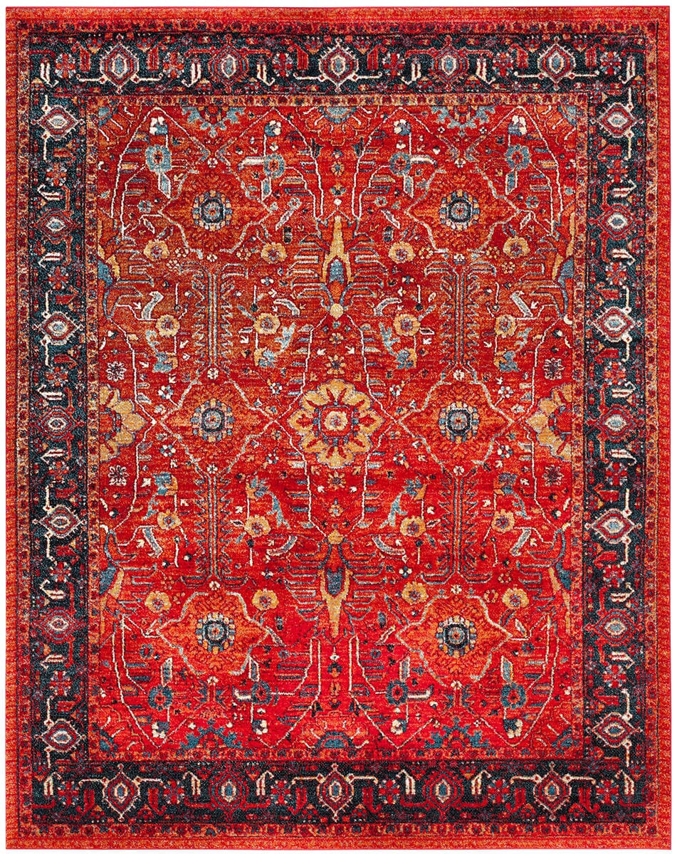 Safavieh Vintage Hamadan Vth220C Orange / Navy Area Rug