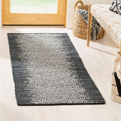 Safavieh Vintage Leather Vtl101A Grey / Cream Rugs.