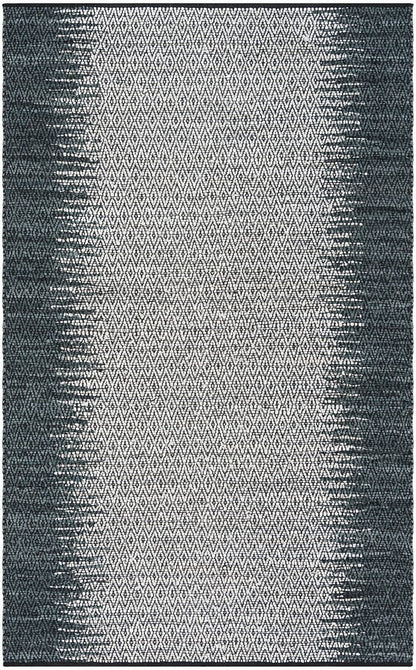 Safavieh Vintage Leather Vtl101A Grey / Cream Striped Area Rug