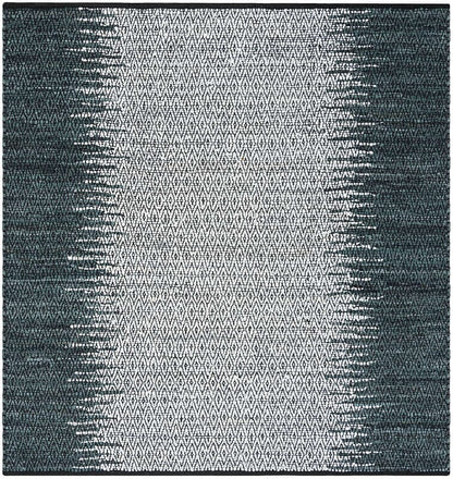 Safavieh Vintage Leather Vtl101A Grey / Cream Striped Area Rug