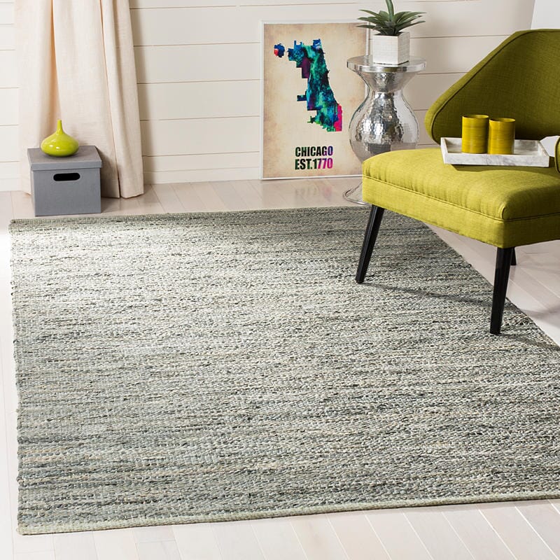 Safavieh Vintage Leather Vtl105A Grey Area Rug