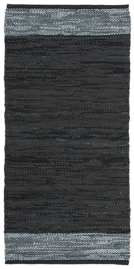 Safavieh Vintage Leather Vtl201Z Black / Grey Rugs.