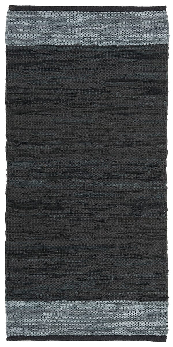 Safavieh Vintage Leather Vtl201Z Black / Grey Rugs.