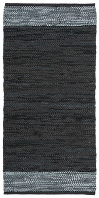 Safavieh Vintage Leather Vtl201Z Black / Grey Area Rug
