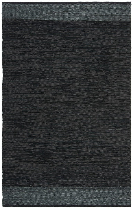 Safavieh Vintage Leather Vtl201Z Black / Grey Rugs.