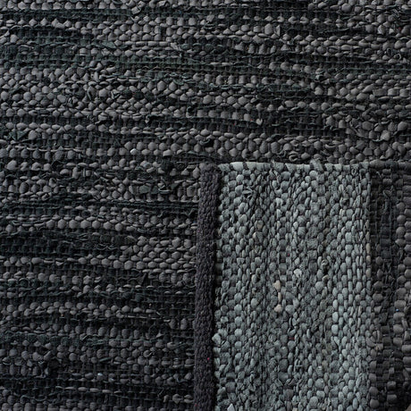 Safavieh Vintage Leather Vtl201Z Black / Grey Rugs.