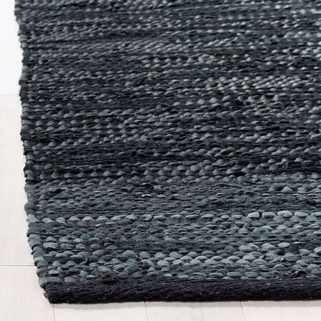 Safavieh Vintage Leather Vtl201Z Black / Grey Rugs.