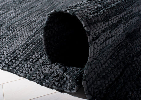 Safavieh Vintage Leather Vtl201Z Black / Grey Rugs.