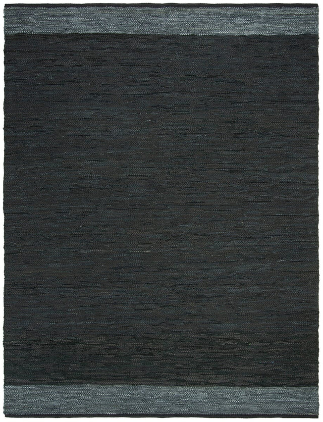 Safavieh Vintage Leather Vtl201Z Black / Grey Rugs.