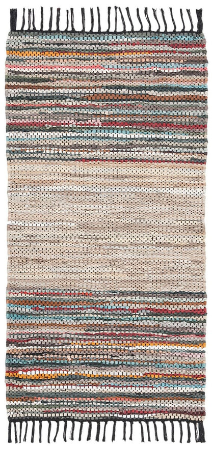 Safavieh Vintage Leather Vtl202H Beige / Multi Striped Area Rug