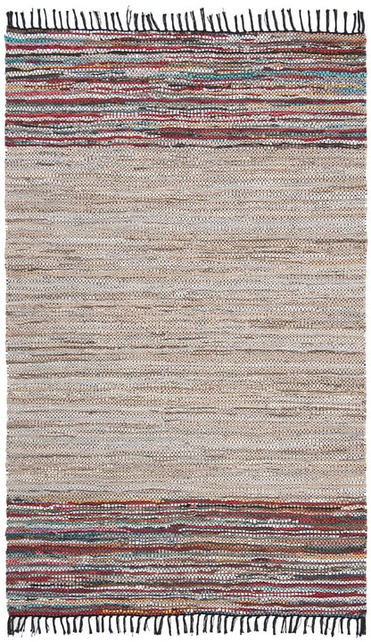 Safavieh Vintage Leather Vtl202H Beige / Multi Striped Area Rug