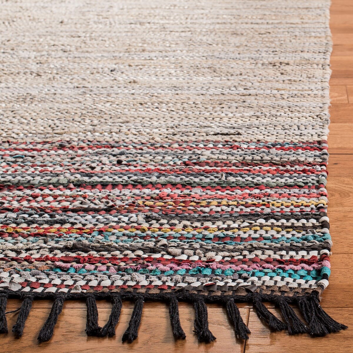 Safavieh Vintage Leather Vtl202H Beige / Multi Striped Area Rug