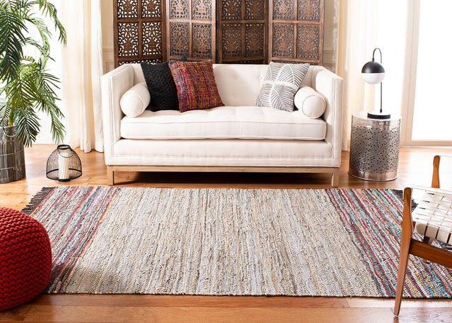 Safavieh Vintage Leather Vtl202H Beige / Multi Rugs.