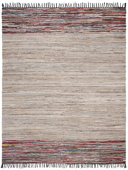 Safavieh Vintage Leather Vtl202H Beige / Multi Striped Area Rug