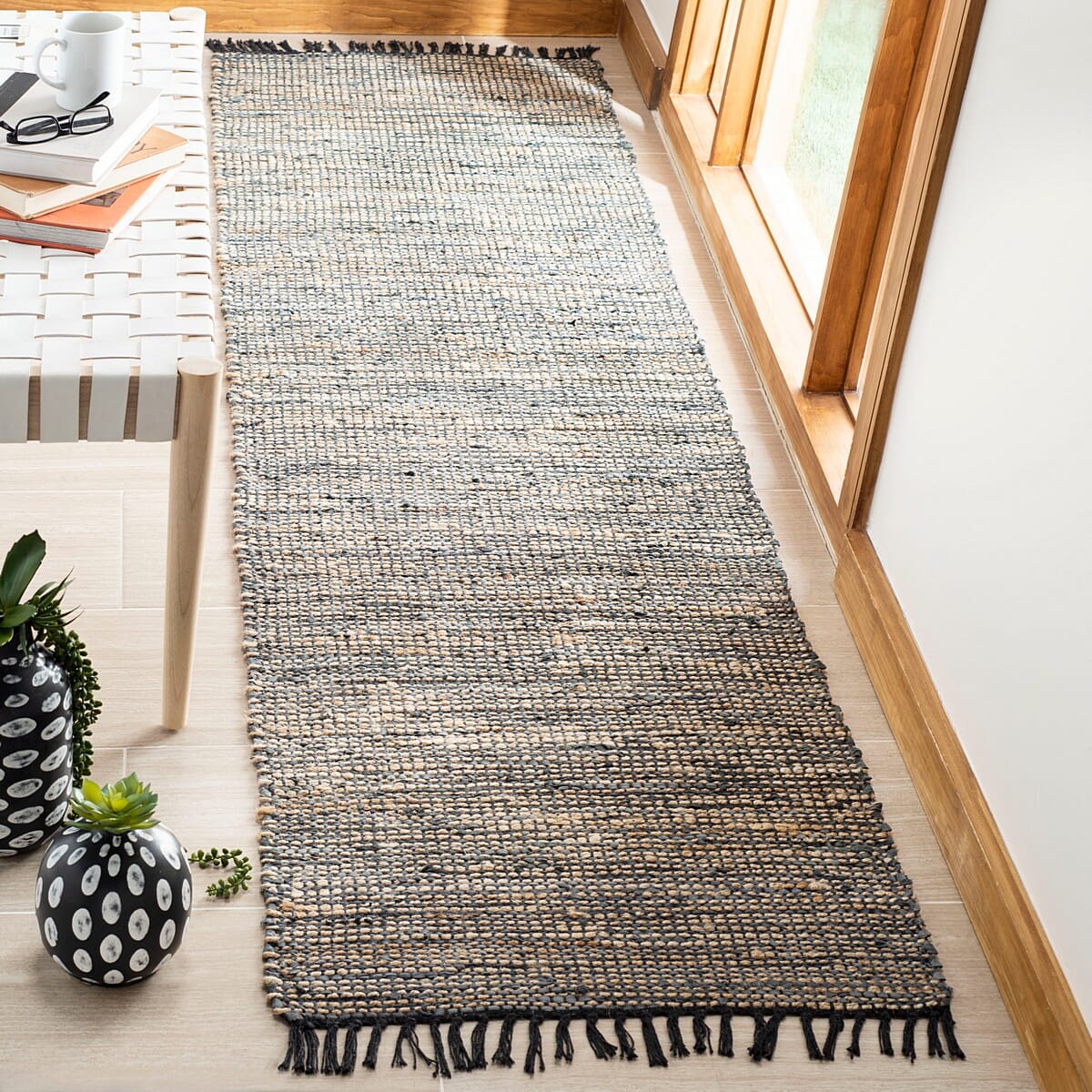 Safavieh Vintage Leather Vtl203F Grey Rugs.