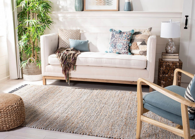 Safavieh Vintage Leather Vtl203G Silver Rugs.